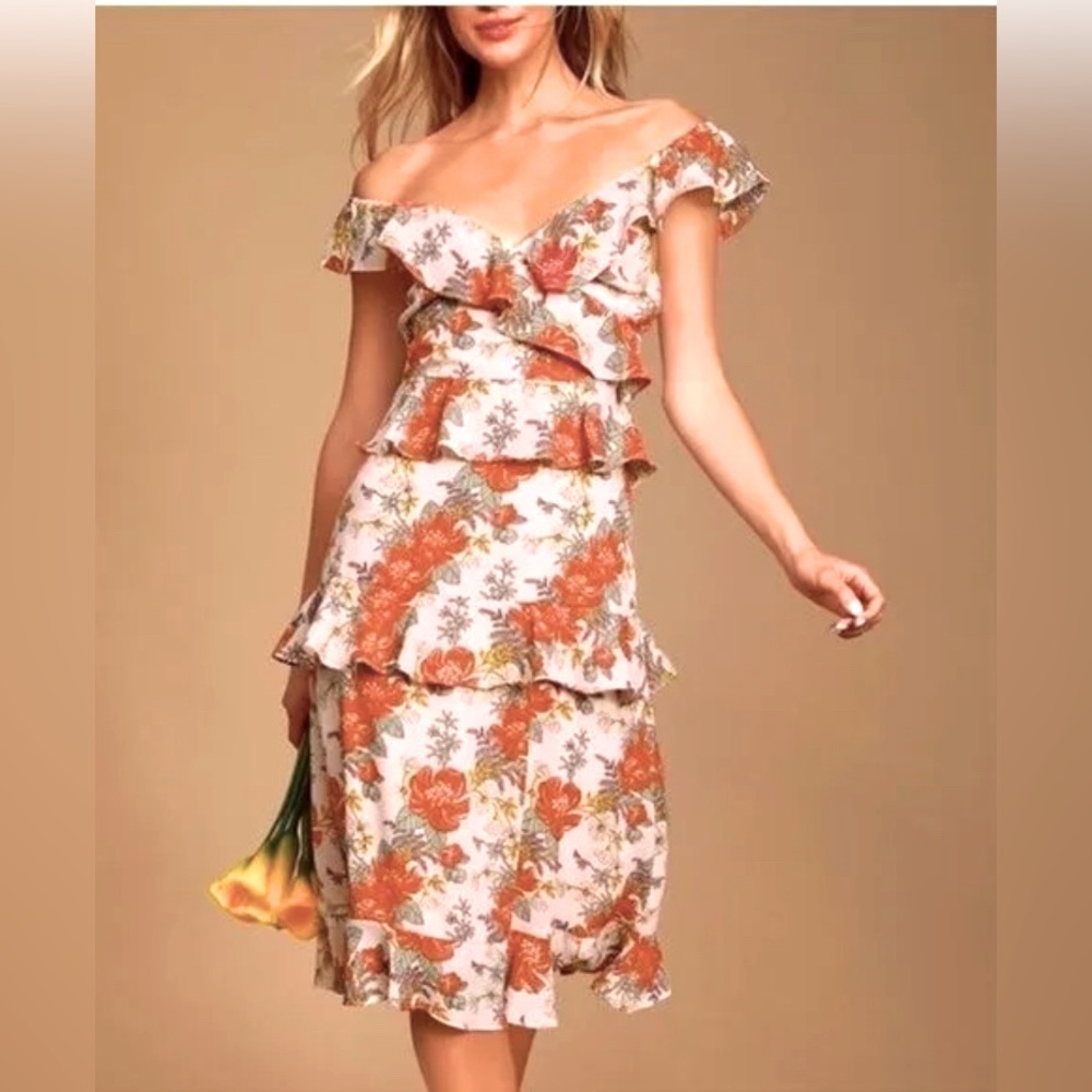 Lulus Floral Dress